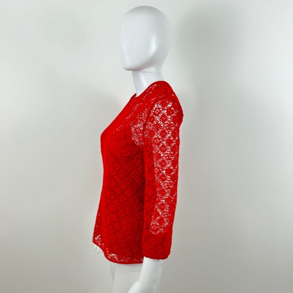 Louis Vuitton Monogram Print Lace Top - Picture 6 of 10